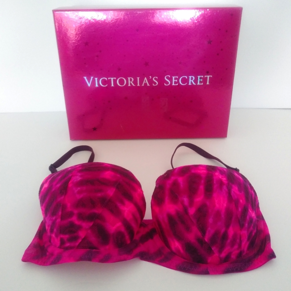 VS PINK Tie Dye Push-Up Bra Sz 32D
